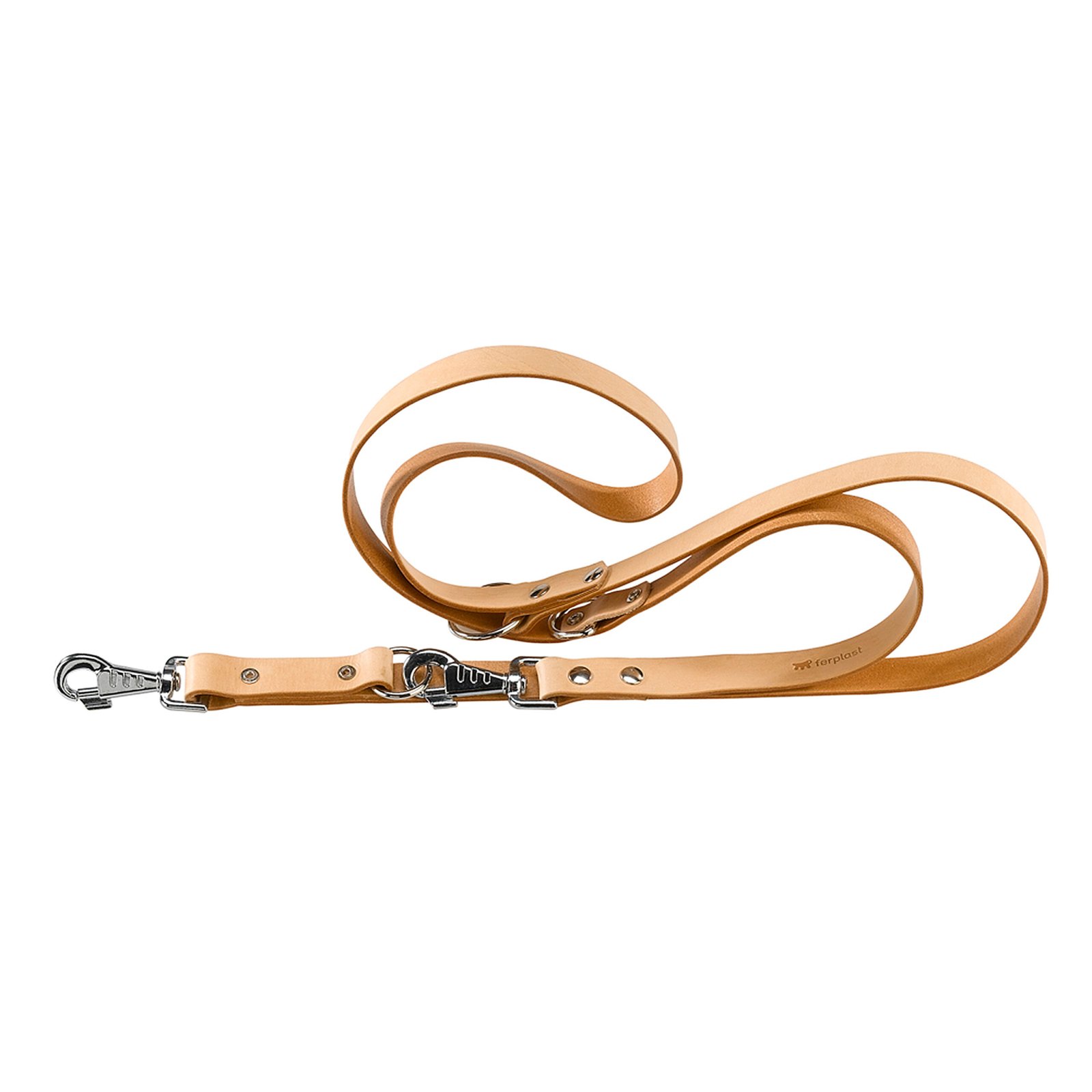 1-0180002234 Шкіряний повідець для собак із змінною довжиною NATURAL GA 22 mm x L 200 cm - Зображення 1