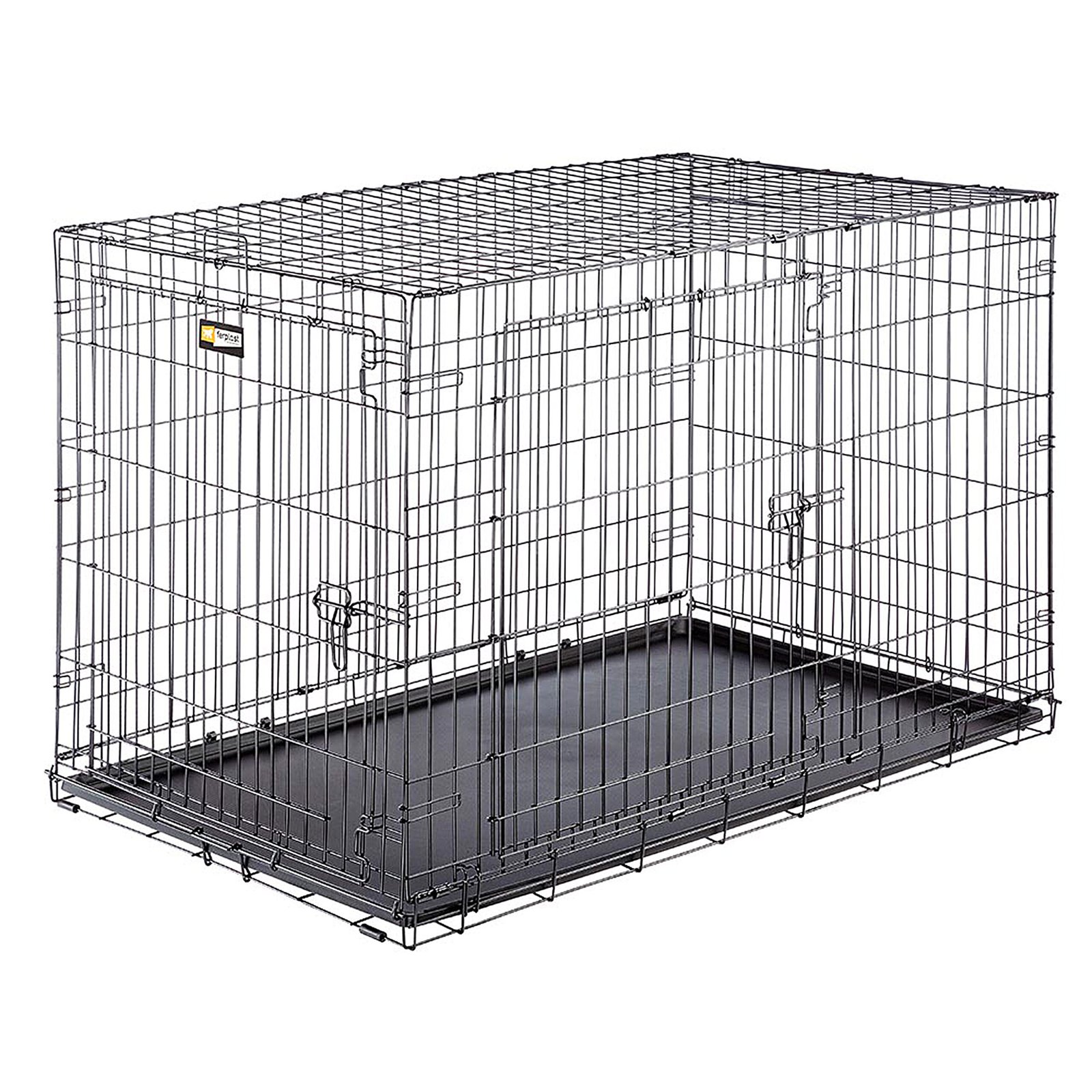 1-0180014980 Металева клітка для дуже великих собак до 50 кг розкладна Ferplast DOG-INN 120 23.8x 76.2 x h 81.2cm - Зображення 1