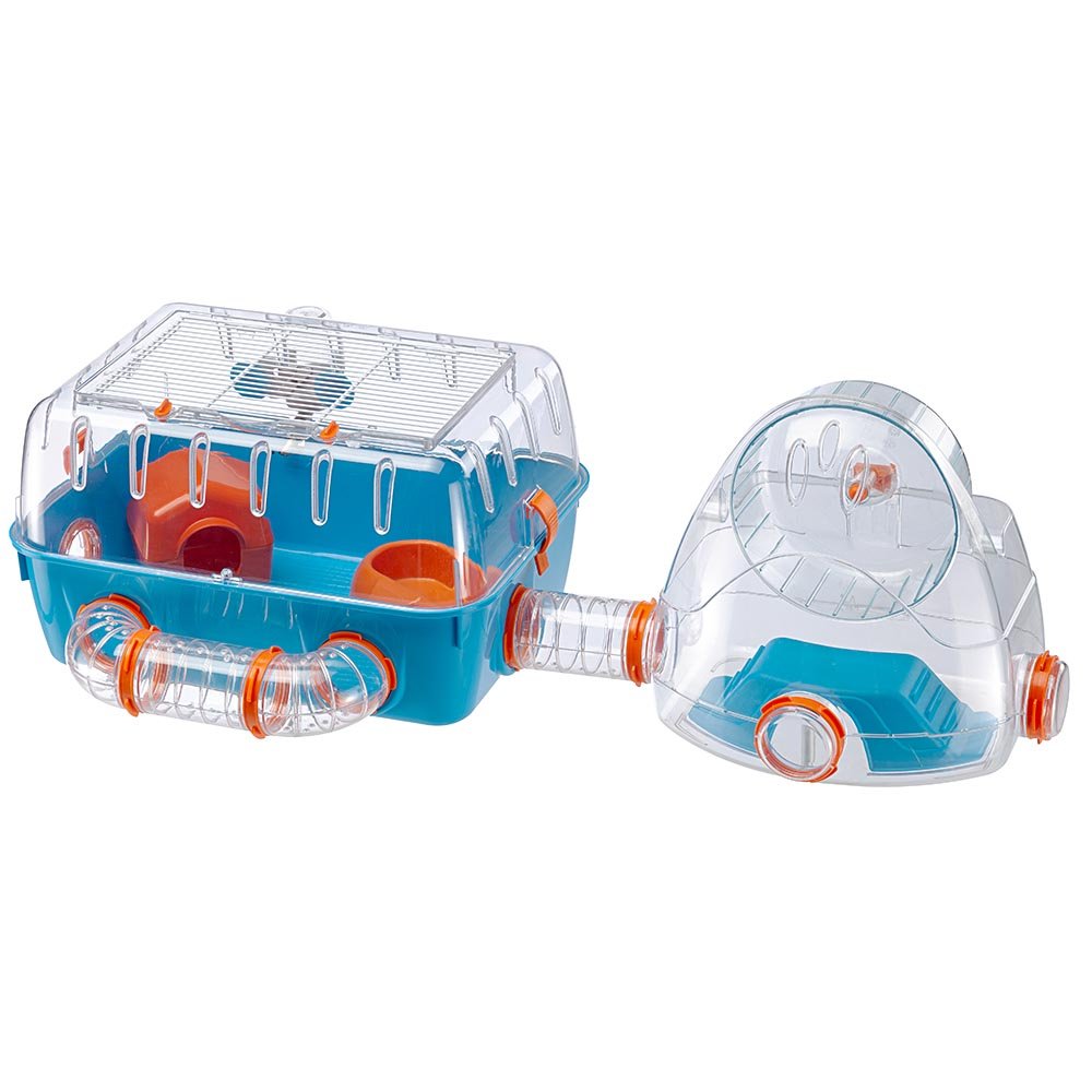 1-0180015318 Клітка для хом'яків з міні спортзалом Ferplast COMBI 2 FUN 79.5 x 29.5 x 26.3 cm - Зображення 1
