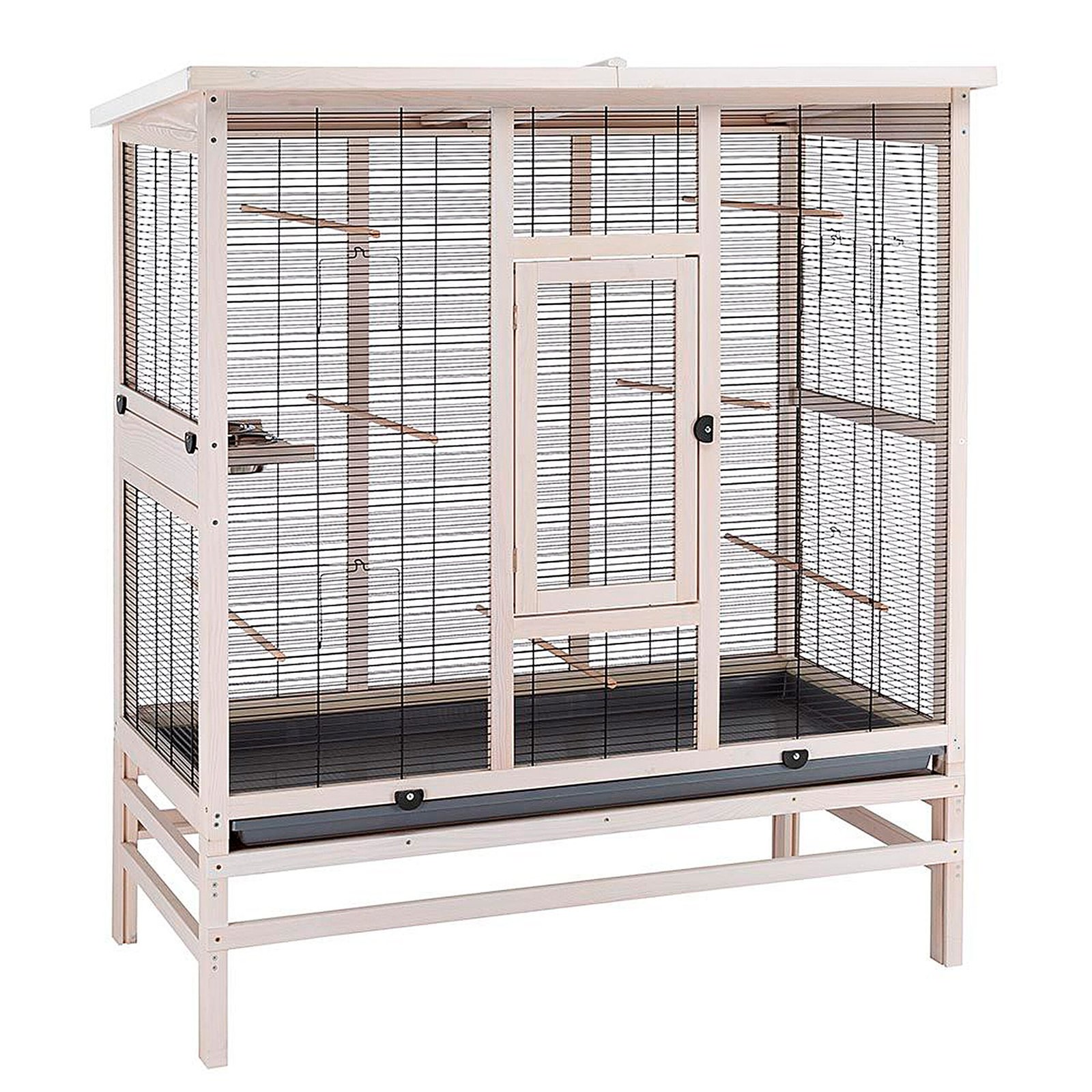 1-0180017111 Дерев'яний вольєр WILMA LARGE WOODEN AVIARY для екзотичних птахів Ferplast - Зображення 1
