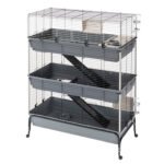 Клітка для кролика з трьома рівнями підставка в комплекті Ferplast Rabbit 120 Tris 118 x 58 x h 166 cm