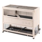 Дерев'яний вольєр для кроликів Ferplast COTTAGE LARGE 129 x 70 x h 104,5 cm