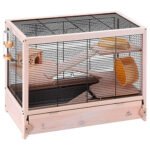 Клітка для хом'яка і мишей деревяна Ferplast HAMSTERVILLE 60 x 34 x h 49 cm